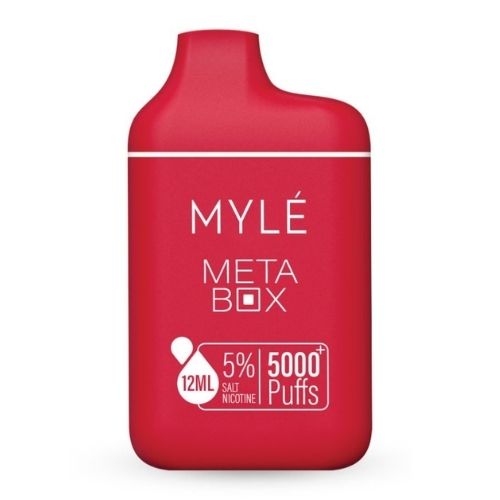 Myle Meta Box Red Apple Disposable Device